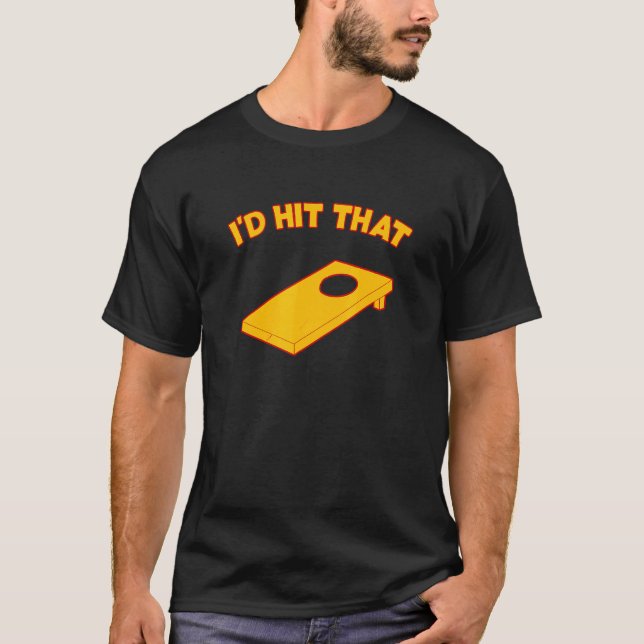 Camiseta Atingiria a Cornualha, Bean Bag Cornhole 2 (Frente)