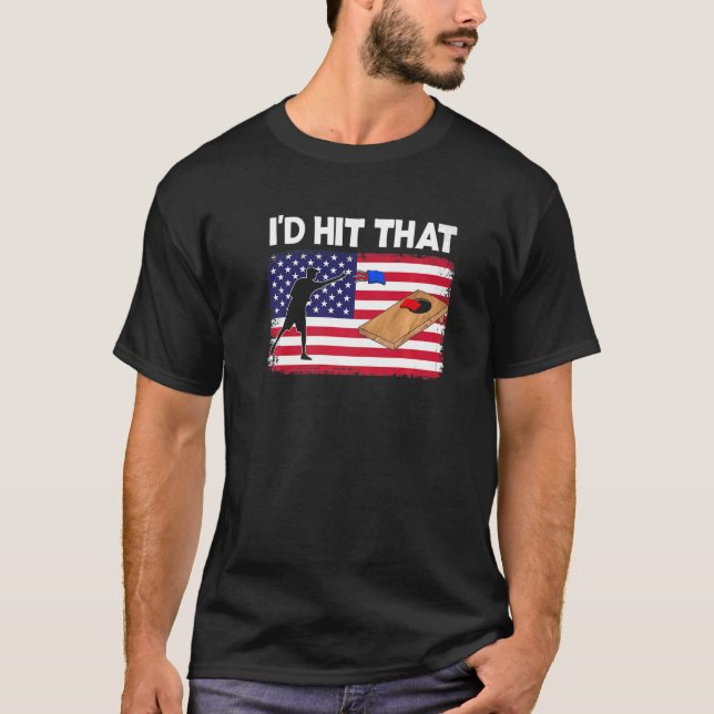 Camiseta Atingiria a Cornualha, Bean Bag Cornhole 2 (Frente)