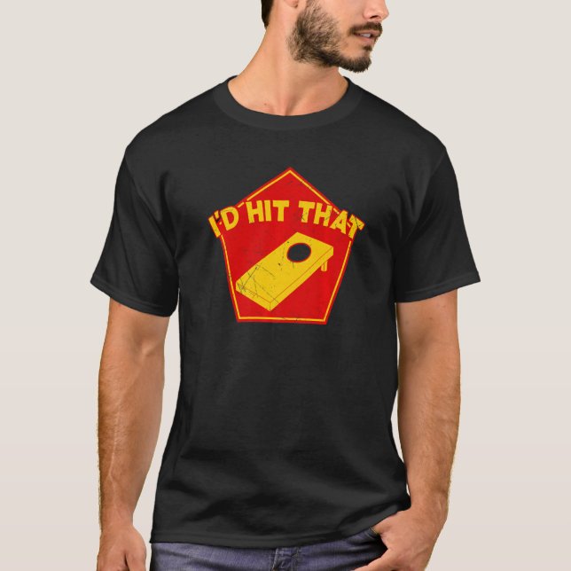 Camiseta Atingiria a Cornualha do Corno. (Frente)