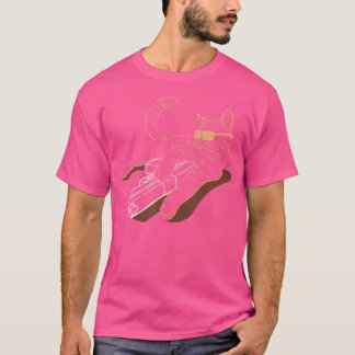 Camiseta Atiradas Para Gatinhos De Óculos De Sol Armados Gu