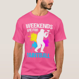 Camiseta Atirador de Esportes de Tiro Paintballer Divertido