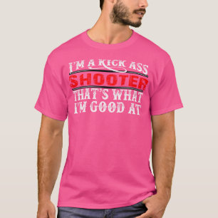 Camiseta Atirador Engraçado Caça-Fuzileiros Atirando Armas