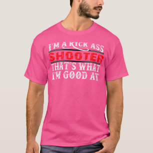 Camiseta Atirador Engraçado Caça-Fuzileiros Atirando Armas