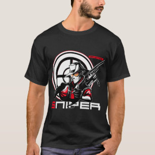 Camiseta Atiradora de elite garota engraçada