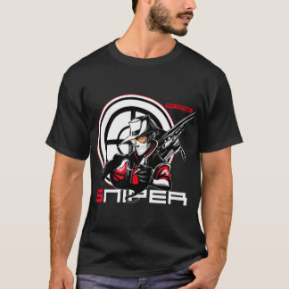 Camiseta Atiradora de elite garota engraçada