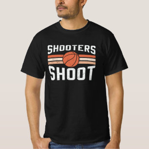 Camiseta Atiradores Atiram Bola Design de Basquete