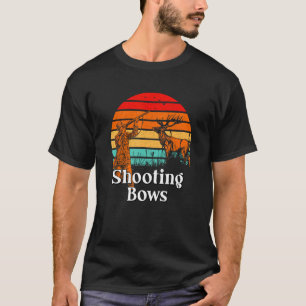 Camiseta Atirando Arcos caçando caçadores de animais selvag