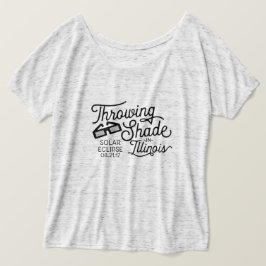 Camiseta Atirando Sombra no Eclipse Solar de Illinois