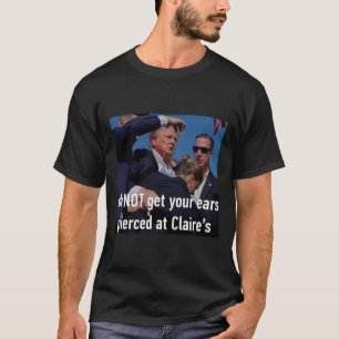Camiseta Atirar Não Engana Os Ouvidos Na Claire.