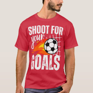 Camiseta Atire Em Seus Objetivos Meninos Dizendo Grafi Afas