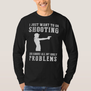 Camiseta "Atire fora Adultando: Abraça a Fuga Direcionada!