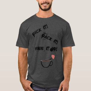 Camiseta Atire no café, amor