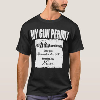 Camiseta Atire proibição engraçada Ar15 Ak4 da alteração da