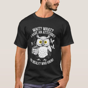 Camiseta Atitude Coruja Café Ornitologia Observação de Páss