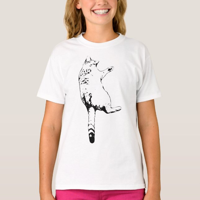 Camiseta Atitude de Cat de outubro (Frente)