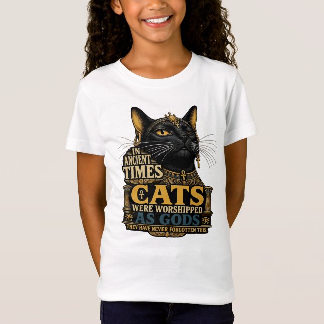 Camiseta Atitude de Gato Preto Antigo (Frente)