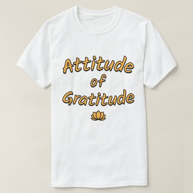 Camiseta Atitude de Gratidão (Frente do Design)