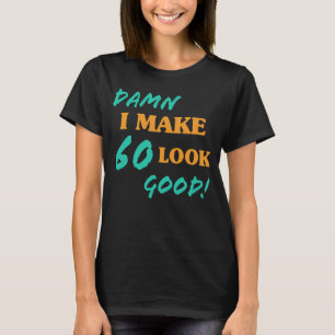 Camiseta Atitude Sarcástica de 60º Aniversário