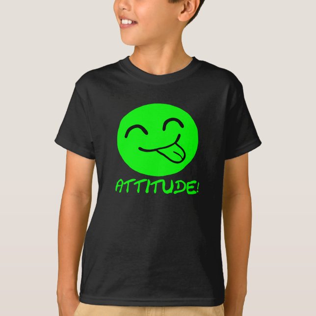 Camiseta ATITUDE! T-shirt para miúdos (Frente)