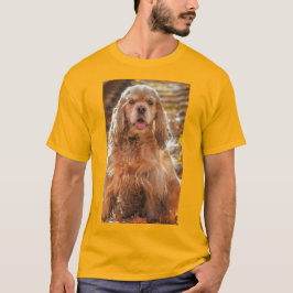 Camiseta Atitude tímida com peles: T-shirt de cães de patas
