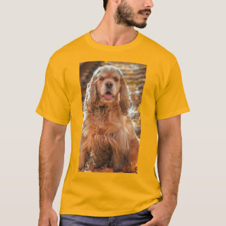 Camiseta Atitude tímida com peles: T-shirt de cães de patas