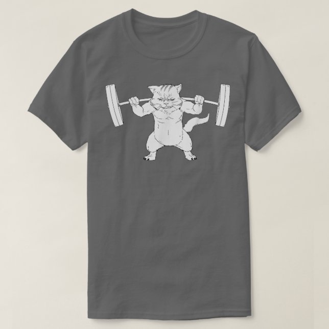 Camiseta Ativação de Força de Cat Squat  (Frente do Design)