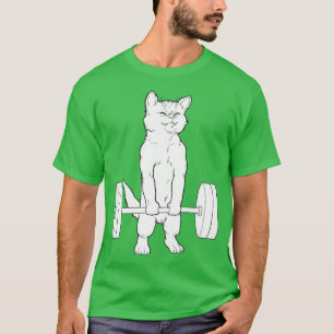 Camiseta Ativação do mecanismo de empuxo de gato