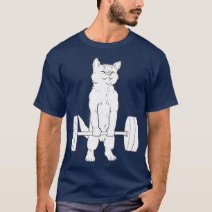 Camiseta Ativação do mecanismo de empuxo de gato
