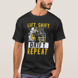 Camiseta Ativar Dissipador de Desvio Repetir o Operador de
