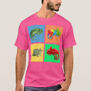 Camiseta Atividade Engraçada Do Camaleão