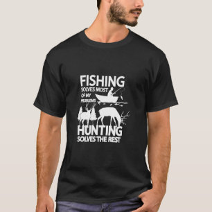 Camiseta Atividade Legal de Pesca e Caça ao Ar Livre Homens