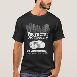 Camiseta Atividade protegida Primeira Emenda Auditoria Came