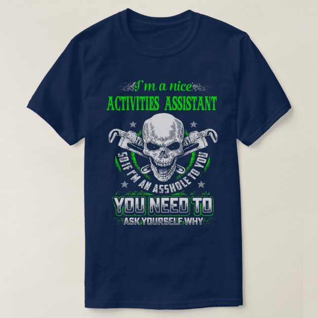 CAMISETA ATIVIDADES ASSISTENTE CARA NICE (Frente do Design)