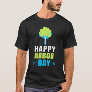 Camiseta Ativista ambiental Feliz Reciclagem do Dia da Árvo