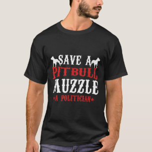Camiseta Ativista Animal Amante de Pitbull Dono de Cachorro