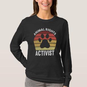 Camiseta Ativista Animal Resgata Animais Conservação Direit