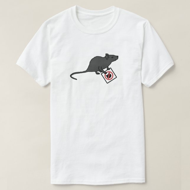 Camiseta Ativista de Rato  (Frente do Design)