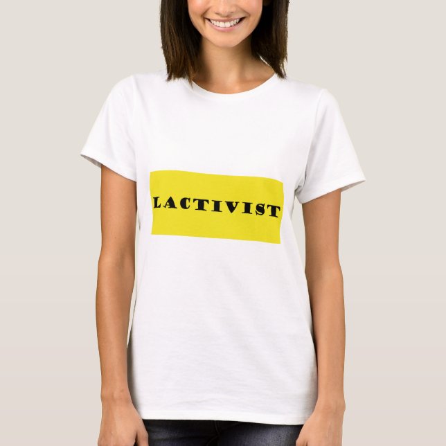 Camiseta Ativista do lactação (Frente)