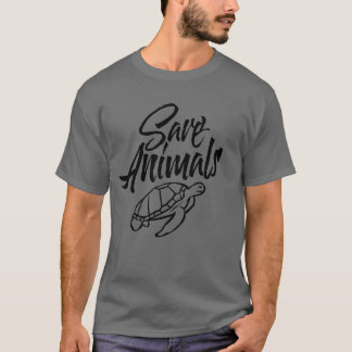 Camiseta Ativista dos Direitos dos Animais Salvar Amigo Ani