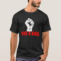 Ativista político joelho por vidas negras