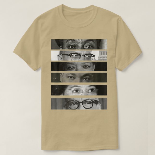 Camiseta Ativistas dos Direitos Civis do Mês da História Ne (Frente do Design)