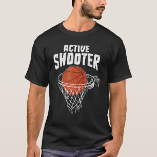 Camiseta Ativo atirador de basquete masculino Mulheres de b