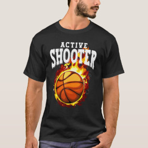 Camiseta Ativo atirador para mulheres de basquete