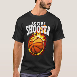 Camiseta Ativo atirador para mulheres de basquete