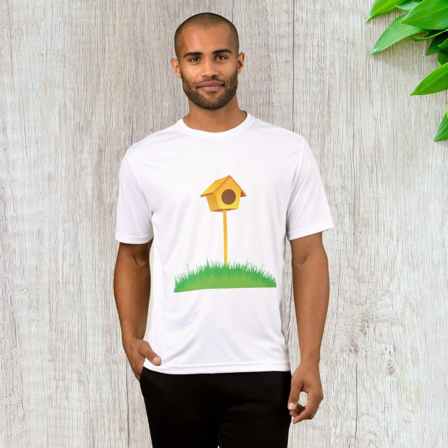 Camiseta Ativo Mens da Casa de Aves (Criador carregado)