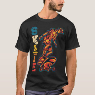 Camiseta Ativo Recreacional de Skater do Parque do skate