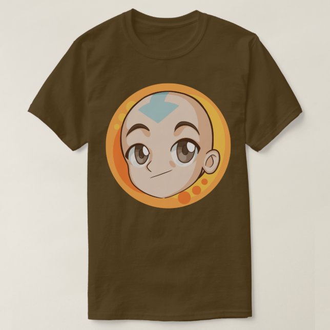 Camiseta ATLA Chibi Aang (Frente do Design)