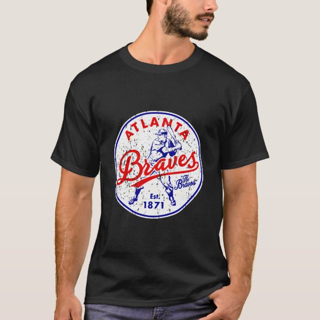 Camiseta Atlanta Bravesss Baseball Vintage (Frente)