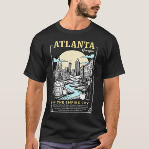 Camiseta Atlanta Cidade Geórgia Na Cidade do Império