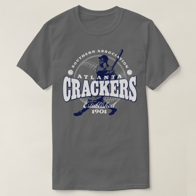 Camiseta Atlanta Crackers Baseball (Frente do Design)